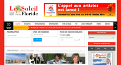 Desktop Screenshot of lesoleildelafloride.com