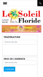 Mobile Screenshot of lesoleildelafloride.com